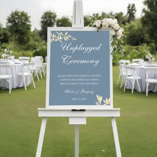 Timeless Floral Symphony  Unplugged Ceremony  Foam Board
