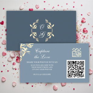 Timeless Floral Symphony Wedding Capture the love Enclosure Card