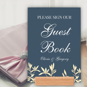 Timeless Floral Symphony Wedding Guestbook Holder