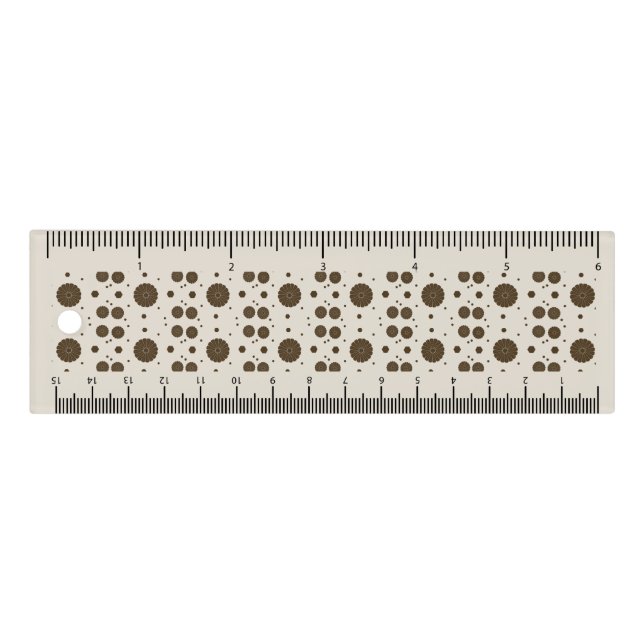 Timeless Florals pattern Ruler (Front)