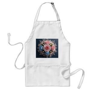 Timeless Flower arrangement for her Adult Apron