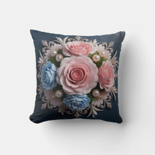 Timeless Flower arrangement for her Throw Pillow