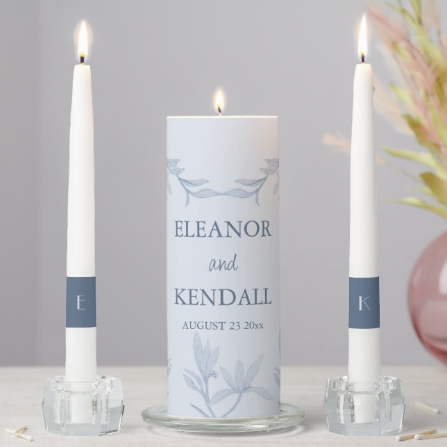 Timeless Flower Wedding Candle Set (In Situ)
