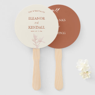 Timeless Flower Wedding  Hand Fan
