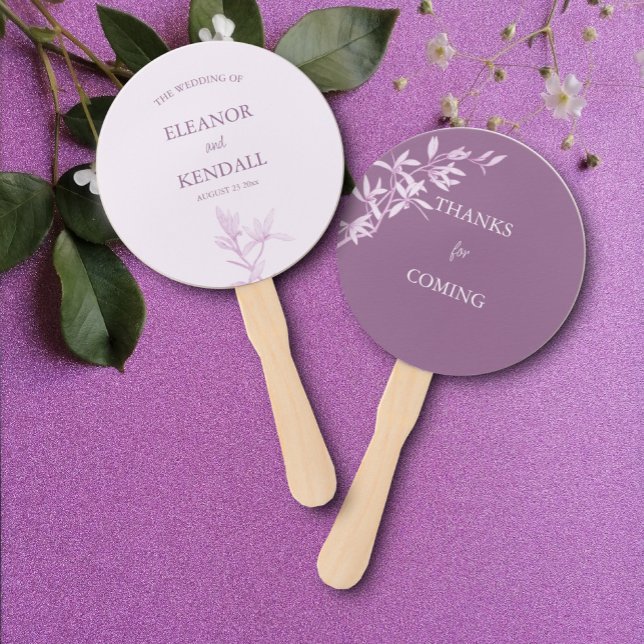 Timeless Flower Wedding  Hand Fan (Creator Uploaded)