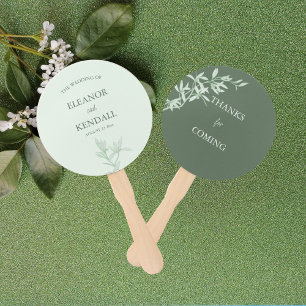 Timeless Flower Wedding Hand Fan