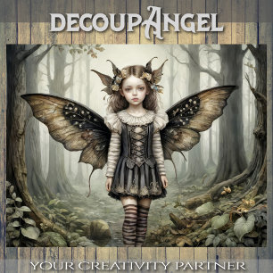 Timeless Forest Fairy - Decoupage -  Tissue Paper