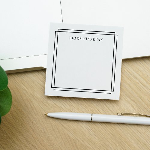 Timeless Frame  Personalized Post_it Notes