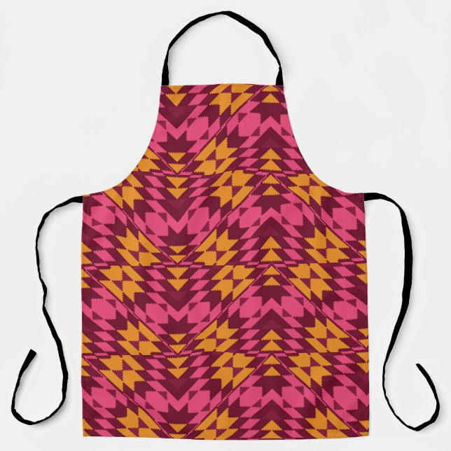 Timeless Geometric: Seamless Pattern Apron (Front)