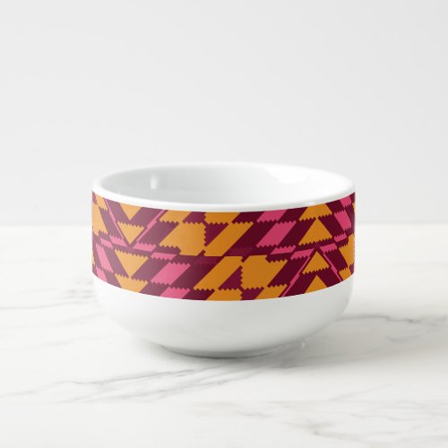 Timeless Geometric Seamless Pattern Soup Mug