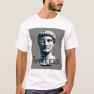 Timeless Glitch Statue T-Shirt – Classic Meets Dig