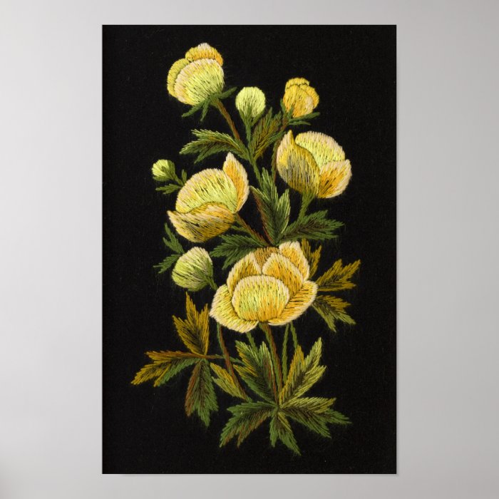 Timeless Globeflower Portfolio Print