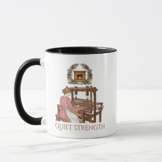 Timeless grace woven with tradition mug