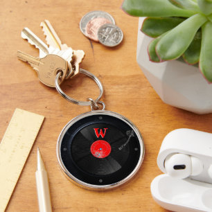 Timeless Groove Turntable Keychain