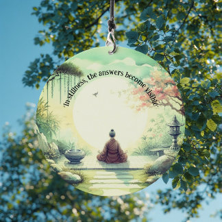 Timeless Japanese Zen Garden Meditation Awareness Wind Chime