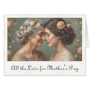 Timeless Love Between Mother and Daughter Card