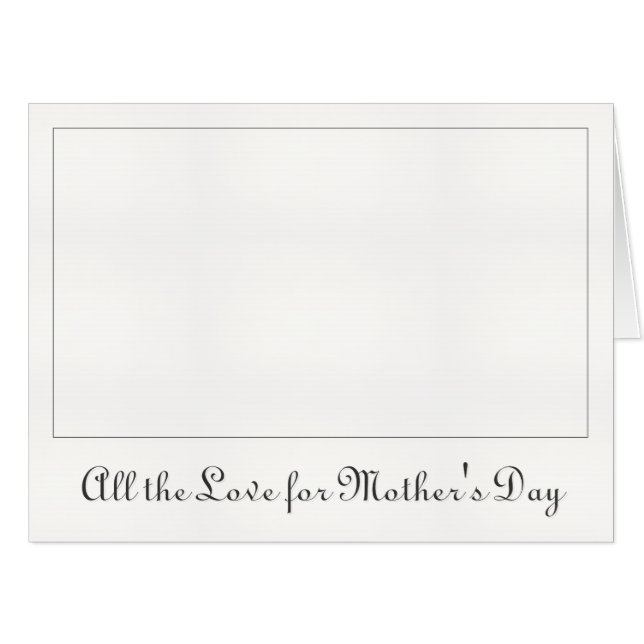 Timeless Love Between Mother and Daughter Card (Front Horizontal)