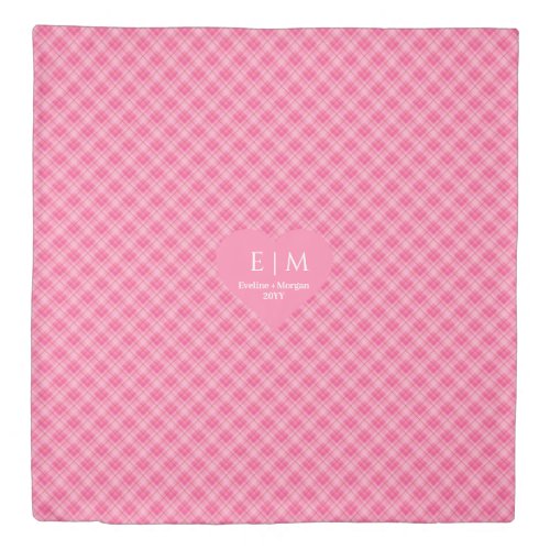 Timeless Love Heart Personalized Valentine Bedding