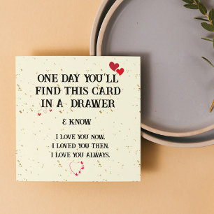 Timeless Love Keepsake Card – Romantic Anniversary