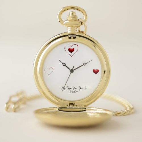 Timeless Love Pocket Watch