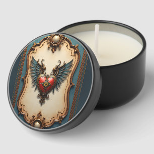 Timeless love, surreal elegance in steampunk style mini candle favors