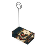 Timeless love, surreal elegance in steampunk style place card holder