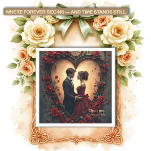 Timeless Love –Victorian Gothic Wedding Collection Napkins