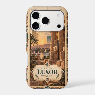 Timeless Luxor Egypt Temple Sunset Egyptian Art iPhone 17 Pro Case