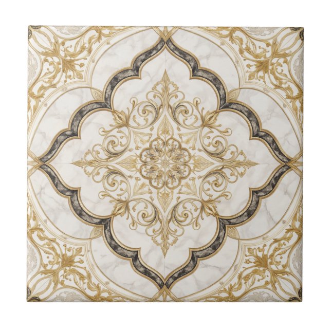 Timeless Luxury Seamless Architectural Ceramic Tile (Front)