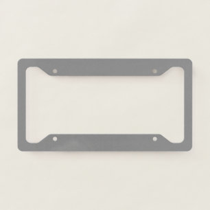 Timeless - Medium Gray License Plate Frame