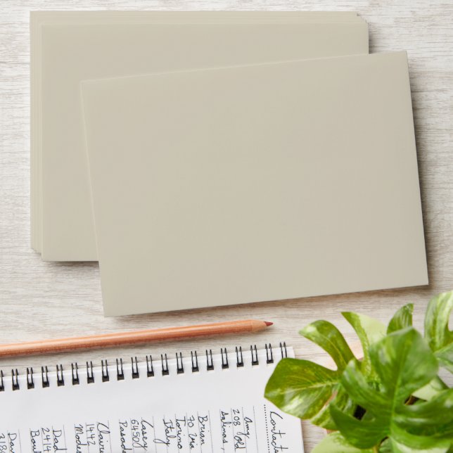 Timeless - Minimalist Off-White Envelope (Stacked)