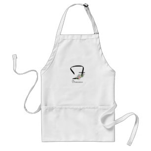 Timeless Monogrammed Gift for New Adventures Adult Apron