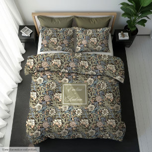 Timeless Morris Style Art Nouveau Pastel Duvet Cover