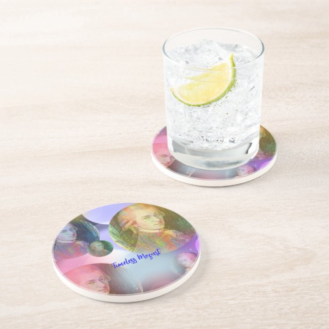 Timeless Mozart Music  Coaster (Side)