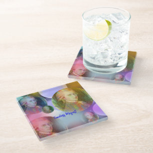 Timeless Mozart Music  Glass Coaster