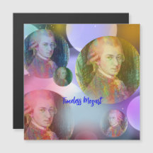 Timeless Mozart Music Magnetic Card
