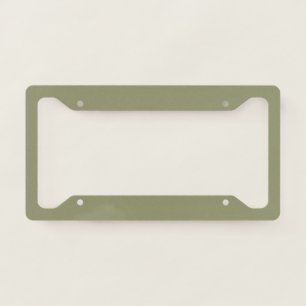 Timeless - Olive License Plate Frame