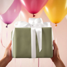 Timeless - Olive Wrapping Paper
