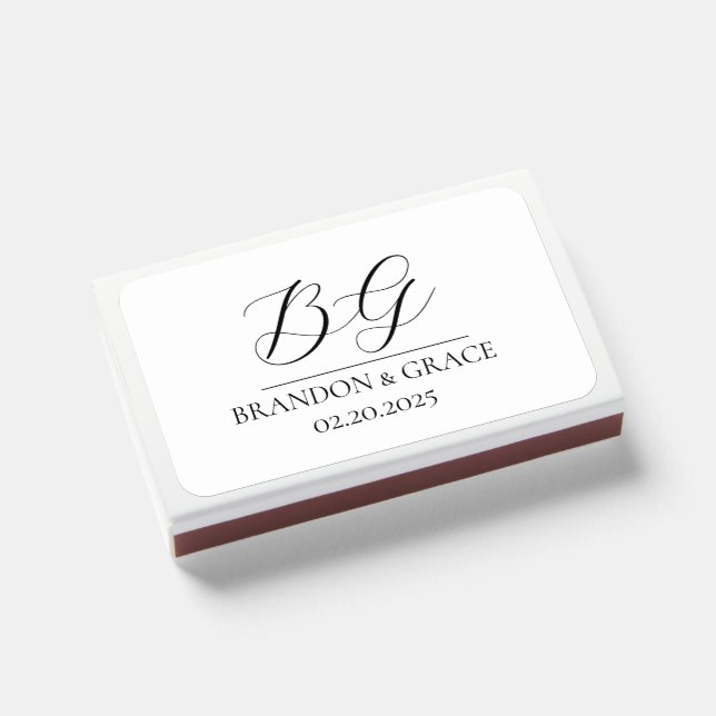 Timeless Personalized Matchbox Matchboxes (Front Closed)