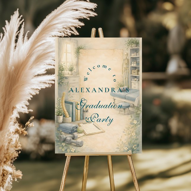 Timeless Physical Therapy Graduate Foam Board (Creator Uploaded)