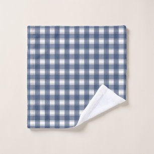 Timeless Plaid Navy Wash Cloth