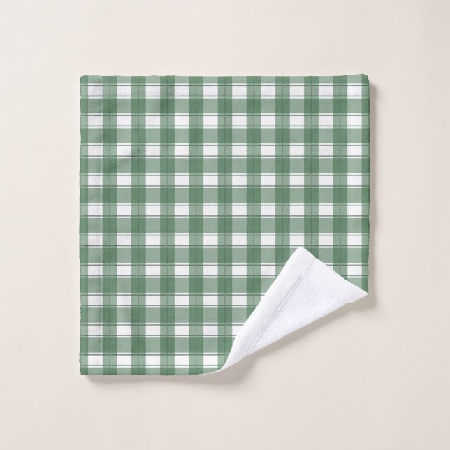 Timeless Plaid Navy Wash Cloth (Wash Cloth)