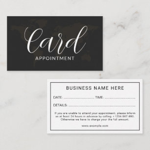 Timeless Professional Elegant Custom Appointment Card