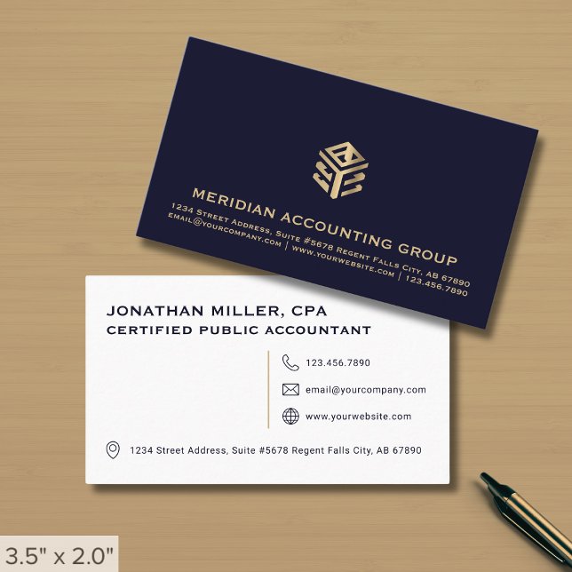 Timeless Professional Services Business Card (Creator Uploaded)