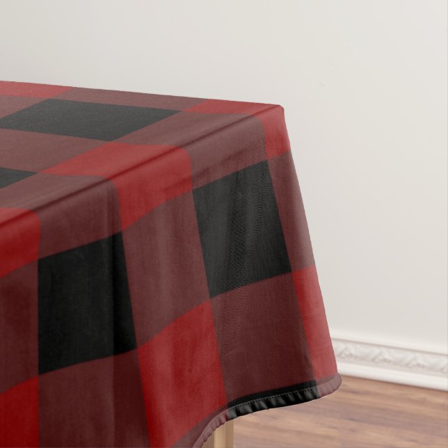 Timeless Red and black Tablecloth (In Situ)