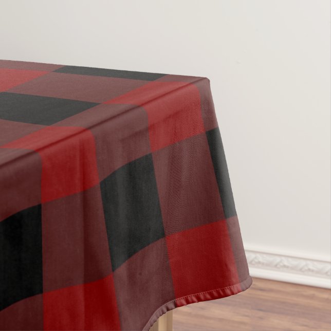 Timeless Red and black Tablecloth (In Situ)