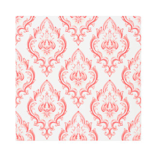 Timeless Red Floral Elegance Metal Print