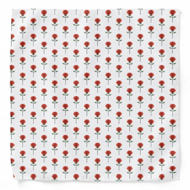 Timeless Red Rose Bandana (Front)