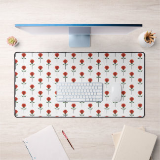 Timeless Red Rose Desk Mat