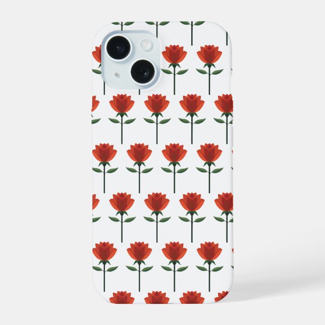Timeless Red Rose Iphone Case (Back)